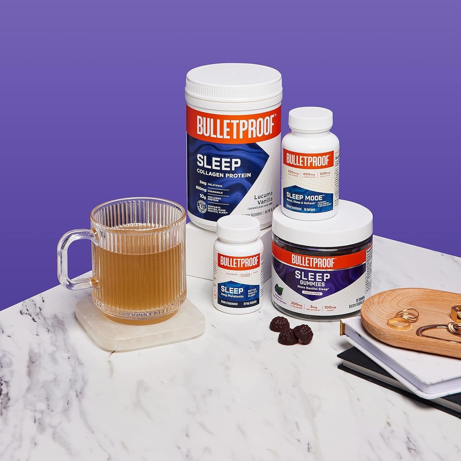 Bulletproof Sleep Mode Softgels Support Sleep 60 Count