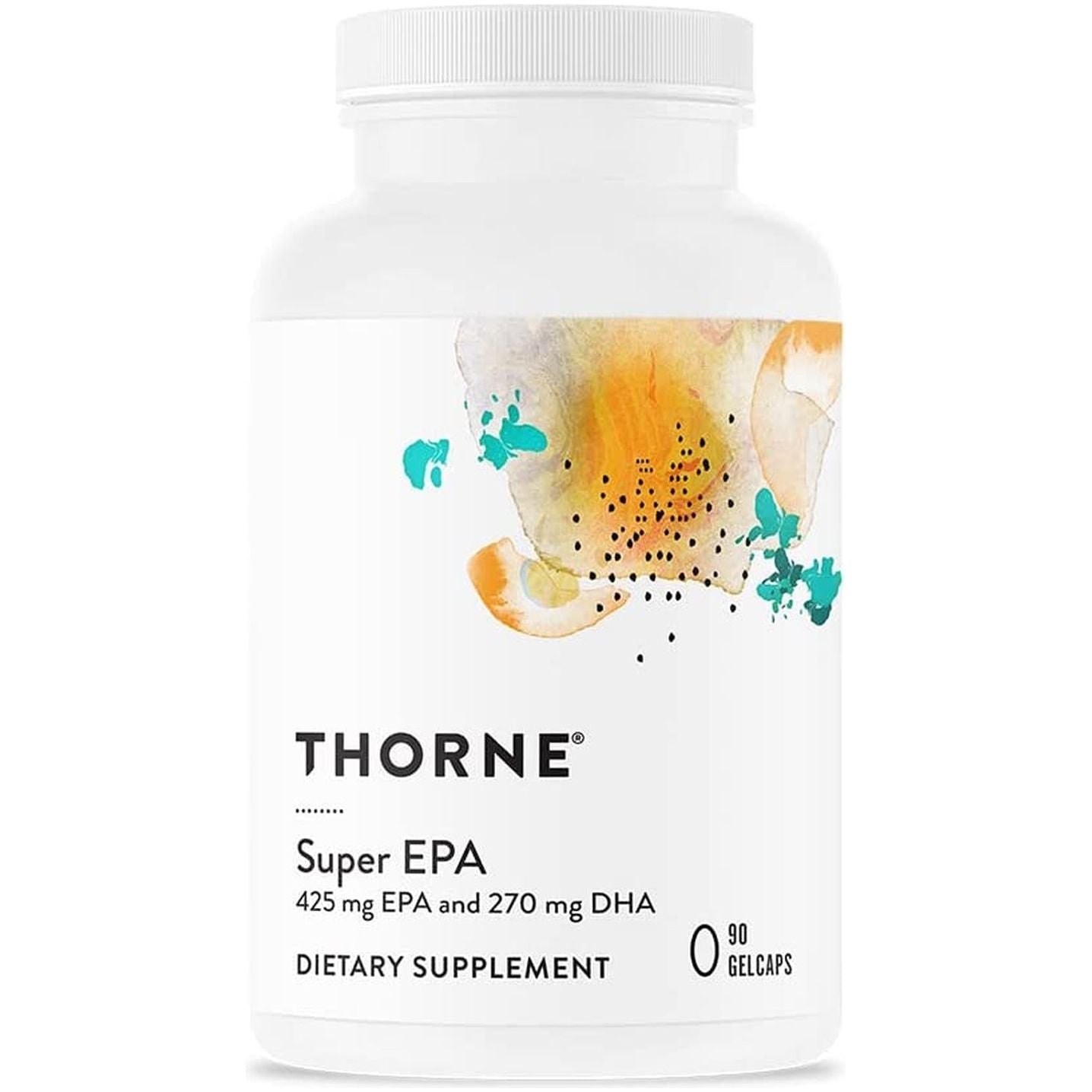 THORNE Super EPA - Omega-3 Fatty Acids EPA 425Mg & DHA 270Mg Supplement 90 Gelcaps