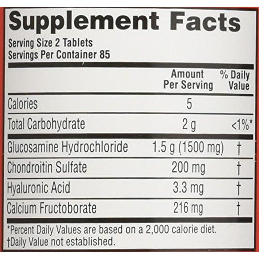 Schiff Move Free Joint Health Dietary Supplement, Advanced Glucosamine Chondroitin 170 Tablets