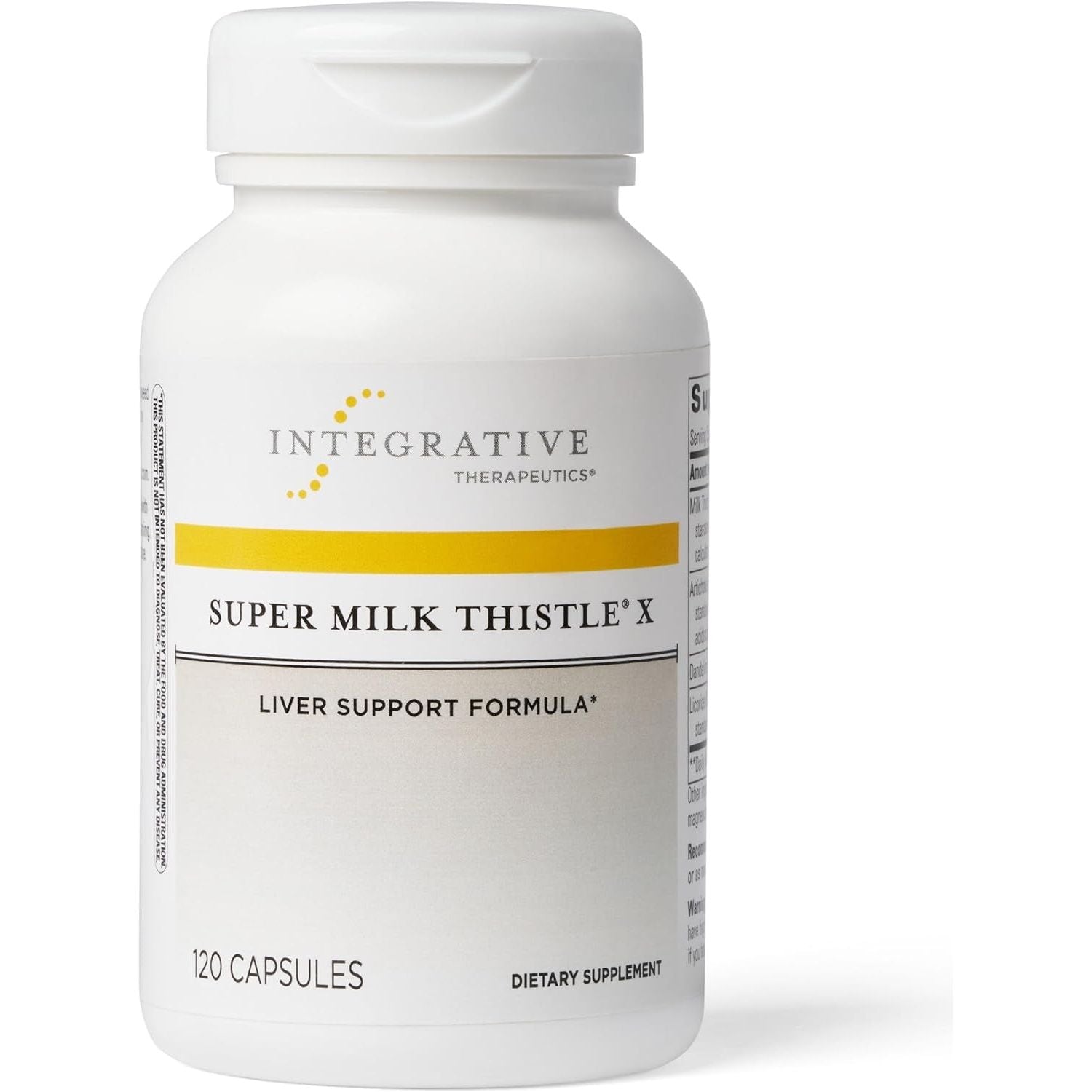 Integrative Therapeutics Super Milk Thistle X - Liver Support Formula* - 120 Capsules