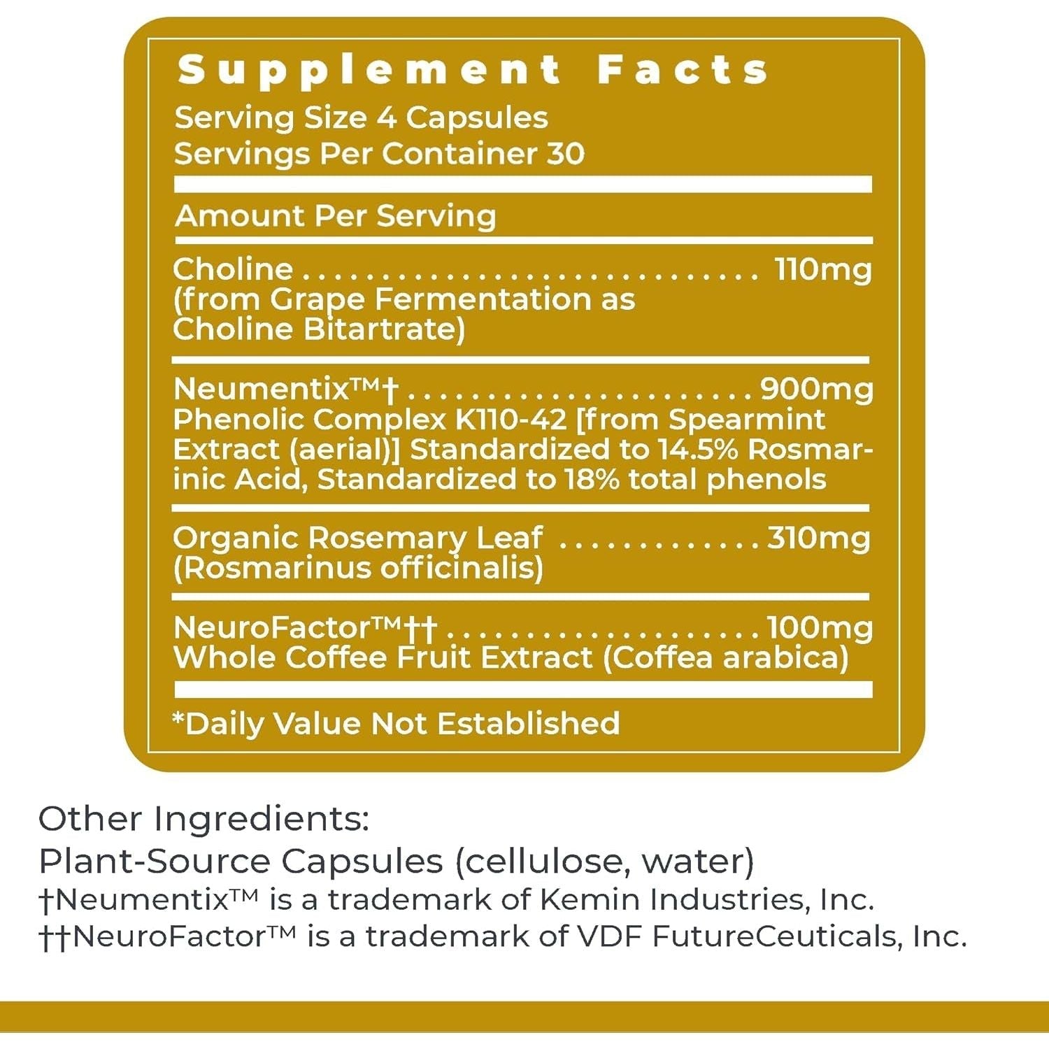 Premier Research Labs Cognitropic - Brain Supplements for Memory and Focus 120 Capsules