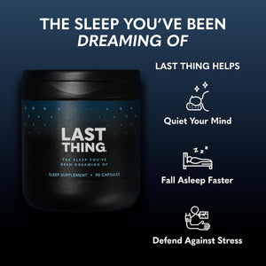 Bodi Last Thing Complete Sleep & Night Time Stress Defense Supplement 90 Capsules