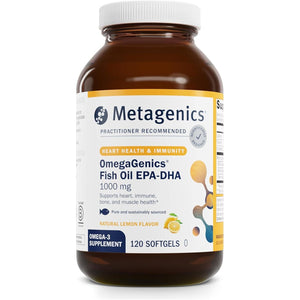 Metagenics Omegagenics EPA-DHA 1000Mg to Support Cardiovascular, Musculoskeletal and Immune System Health - 120 Softgels