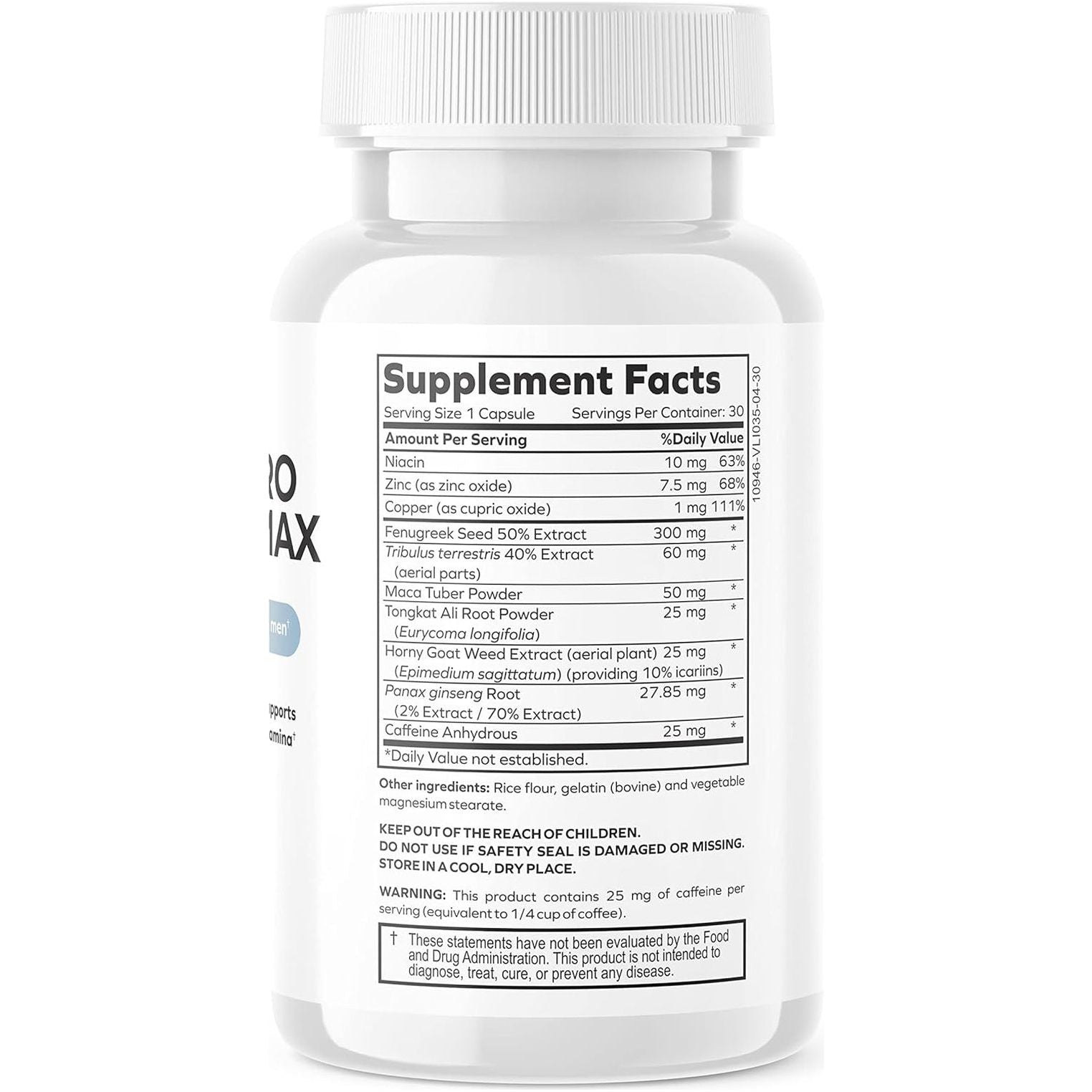 Testpro Testosterone Support Ultra for Men with Fenugreek, Tribulus & Maca