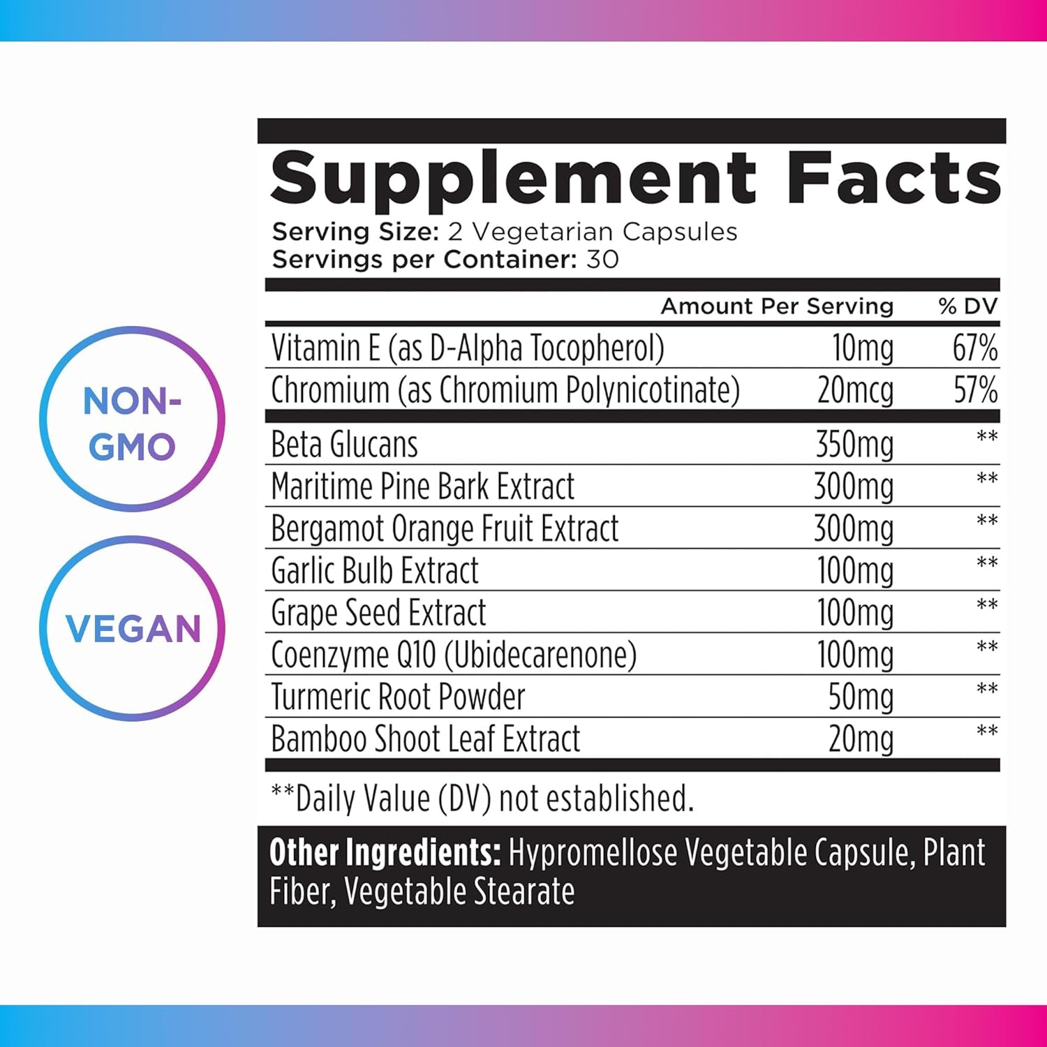 Livingood Daily Support - Supplement for Health with Beta Glucans, Pine Sterol, Coq10, and Garlic Root 60 Capsules