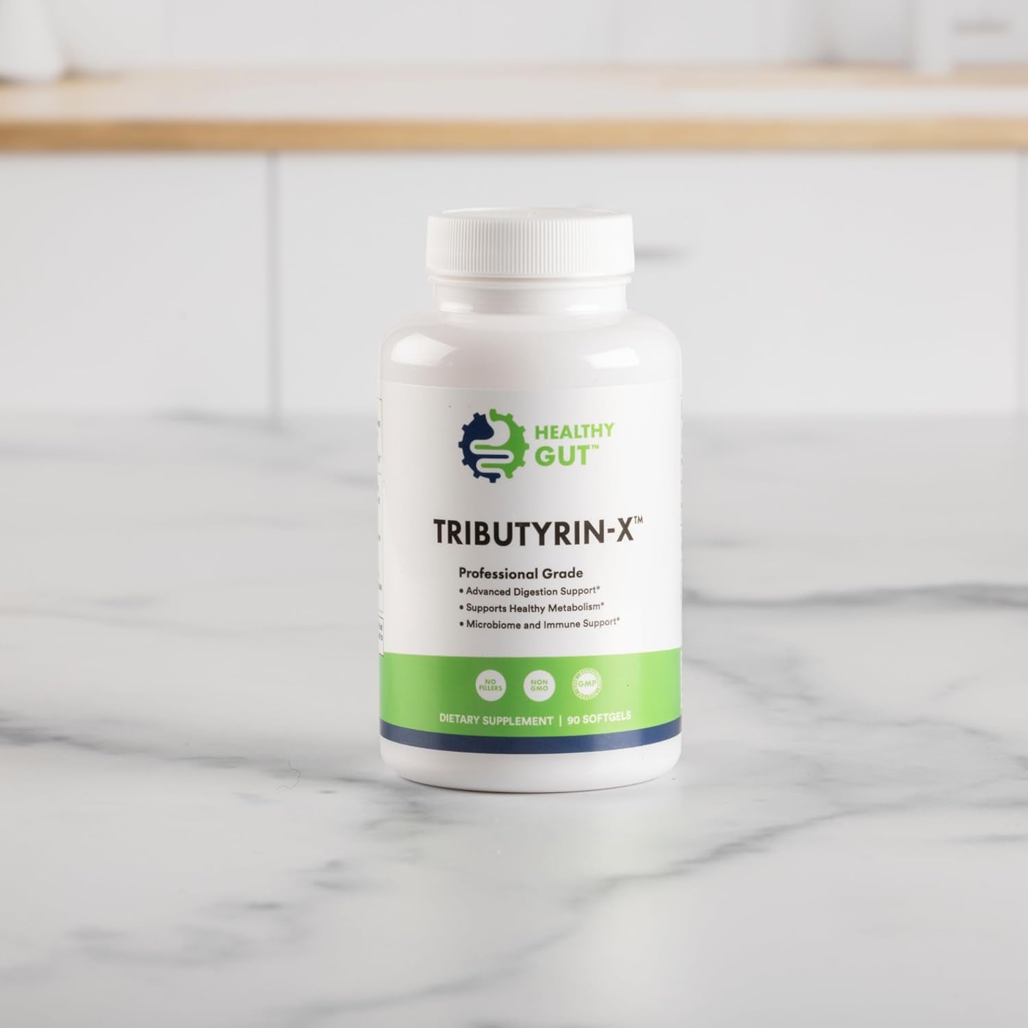 Tributyrin-X | Histamine and Leaky Gut Support | 99% Pure W/Zero Odor | 90 Servings