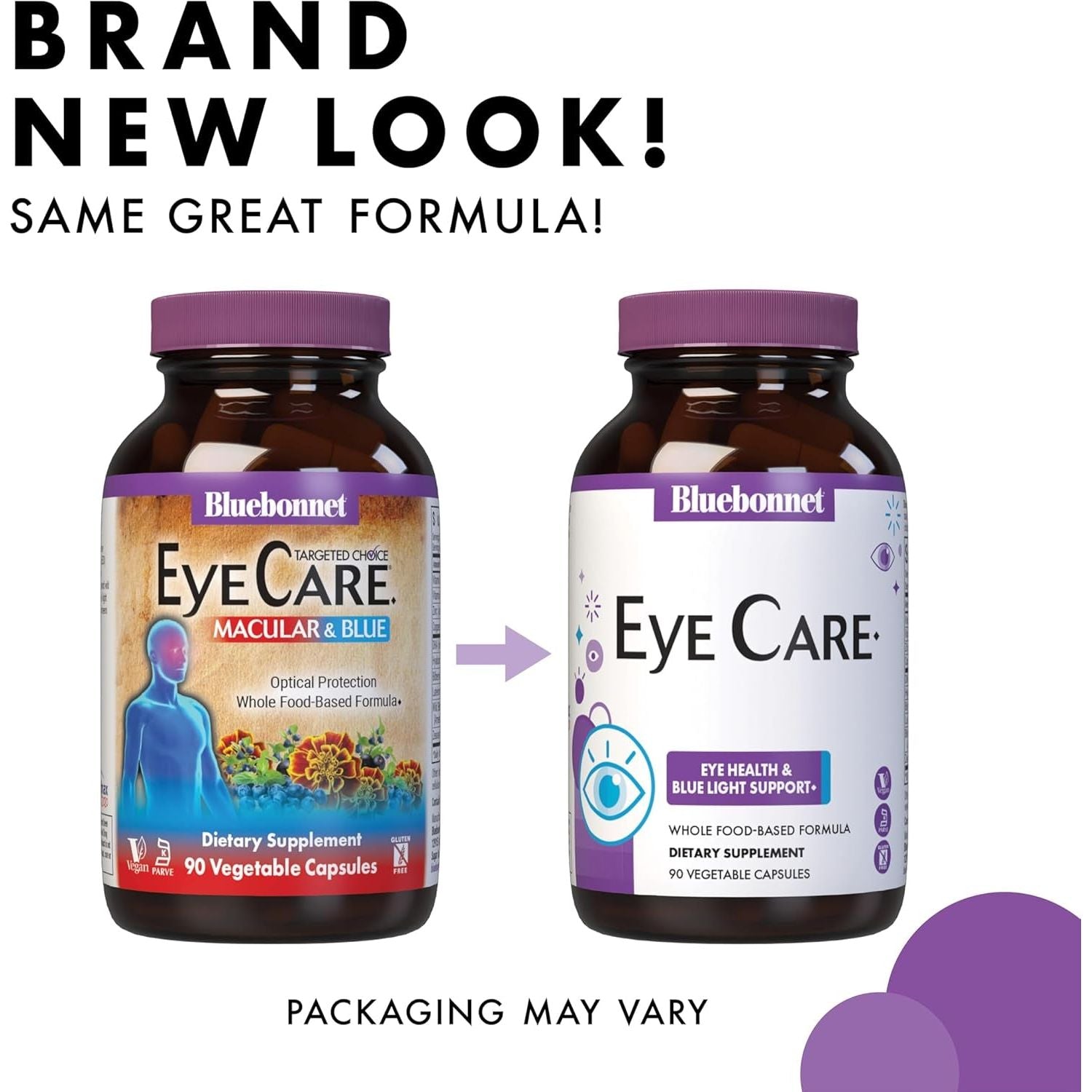 Bluebonnet Nutrition Targeted Choice Eye Care, Supports Eye Health and Macular Protection 45 Servings