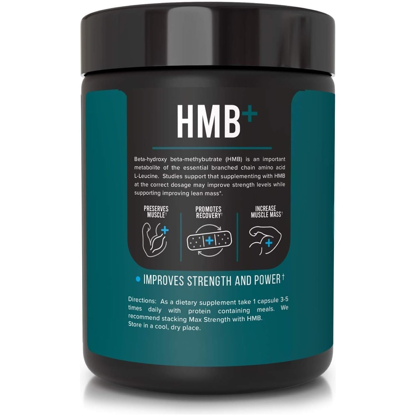 Innosupps HMB+ | 1500Mg HMB (Beta-Hydroxy Methylbutyrate) & 50Mg Astragin (120 Capsules)