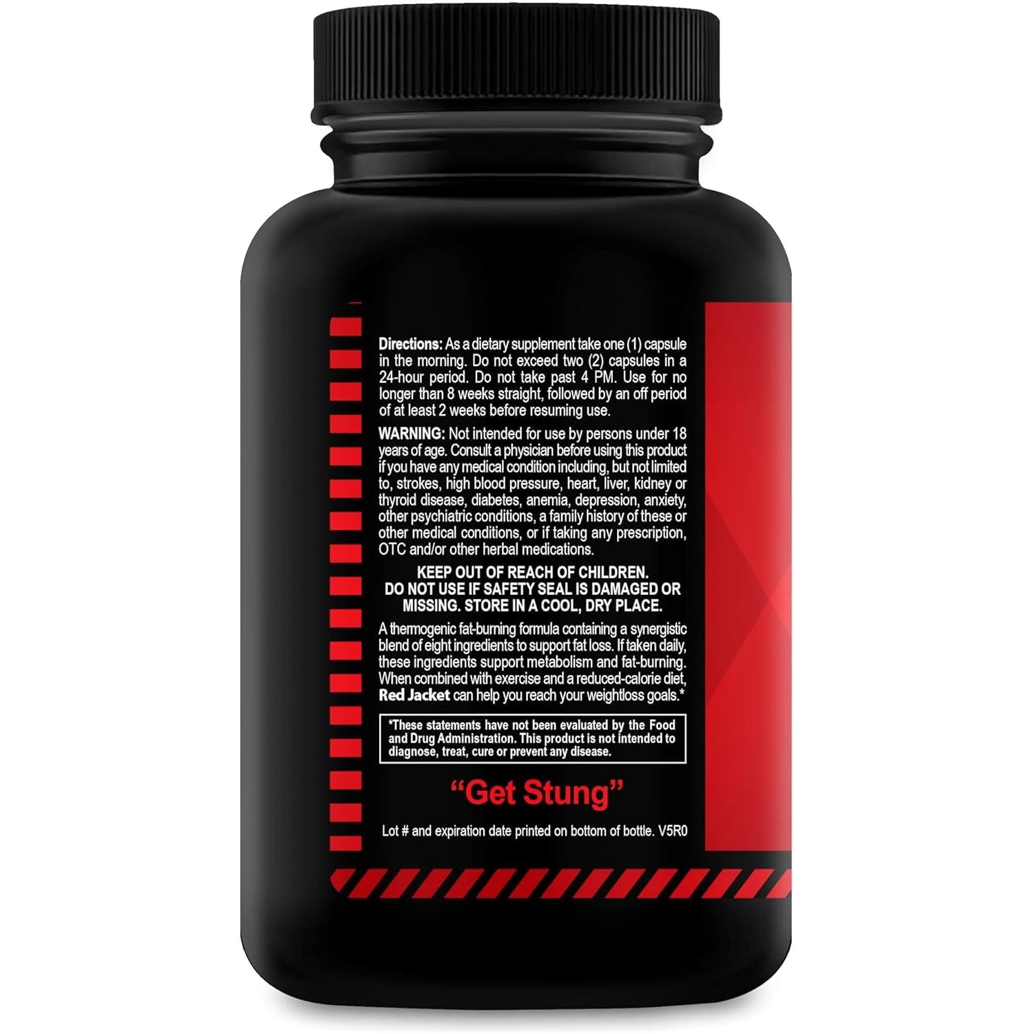 Red Jacket Thermogenic Fat Burner –  Weight Loss Pills for Energy Boost, Metabolism Ignite, Extreme Shred, and Focus