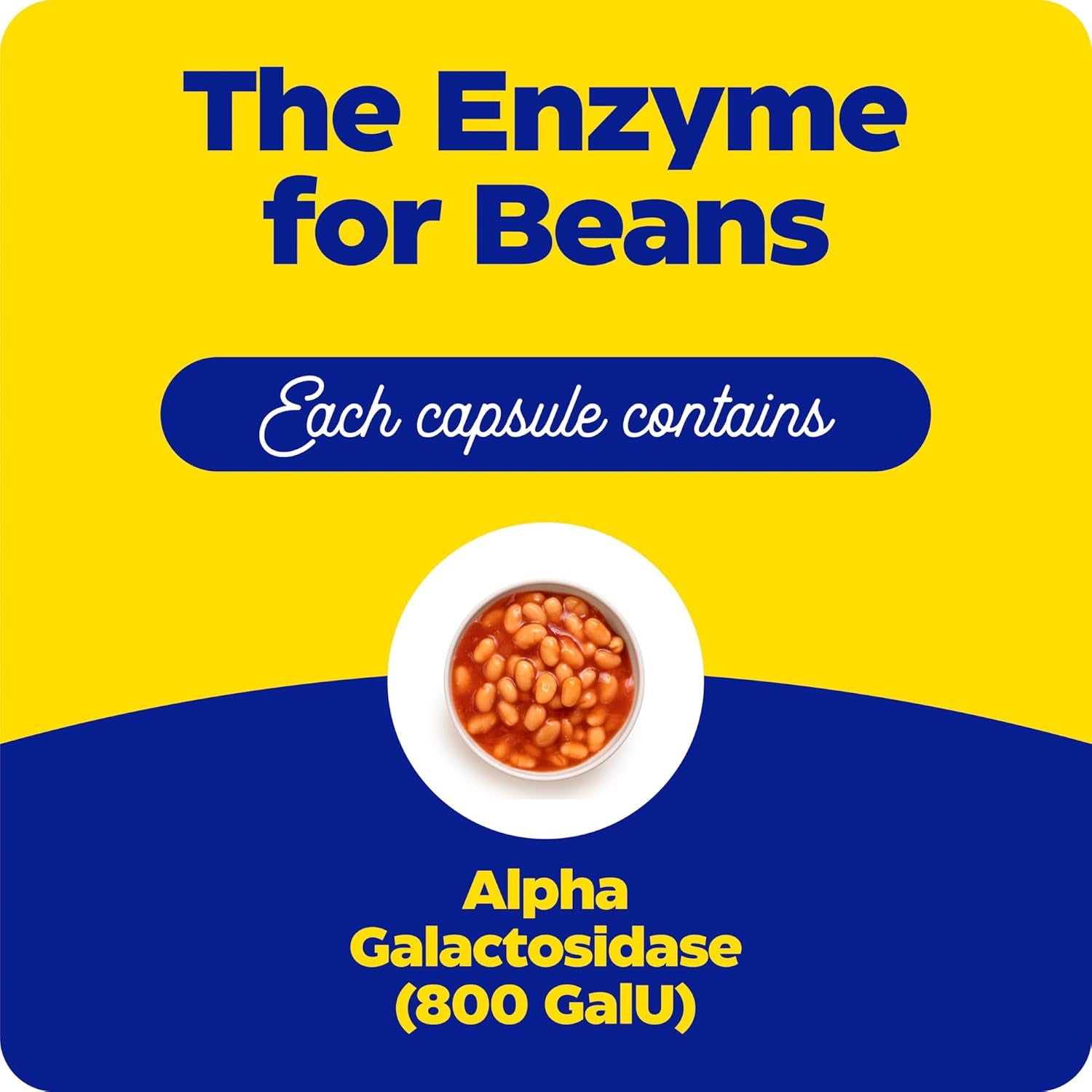 Enzymedica, Bean Assist, Fast-Acting Digestive Enzymes for Gas and Bloating, 30 Capsules