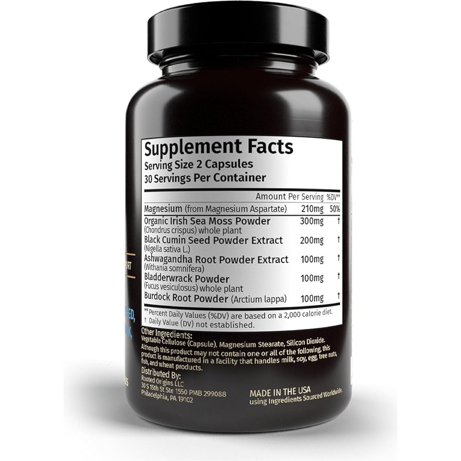 Sea Moss Capsules - Immune Support, Gut Health, Energy, & More - 60 Capsules