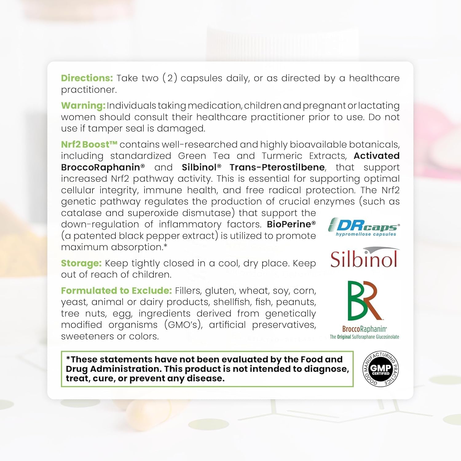 Pure Therapro Rx Nrf2 Boost - Antioxidant Supplement to Reduce Oxidative Stress, Made in USA (60 Vegan Capsules)