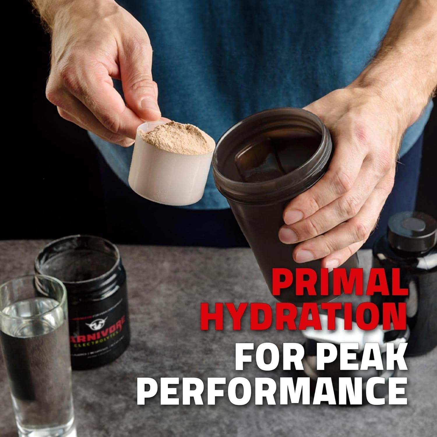 Premium Hydration Powder for Carnivore Diet - Balanced Electrolyte Support, Zero Carb, Keto Friendly 90 Servings 