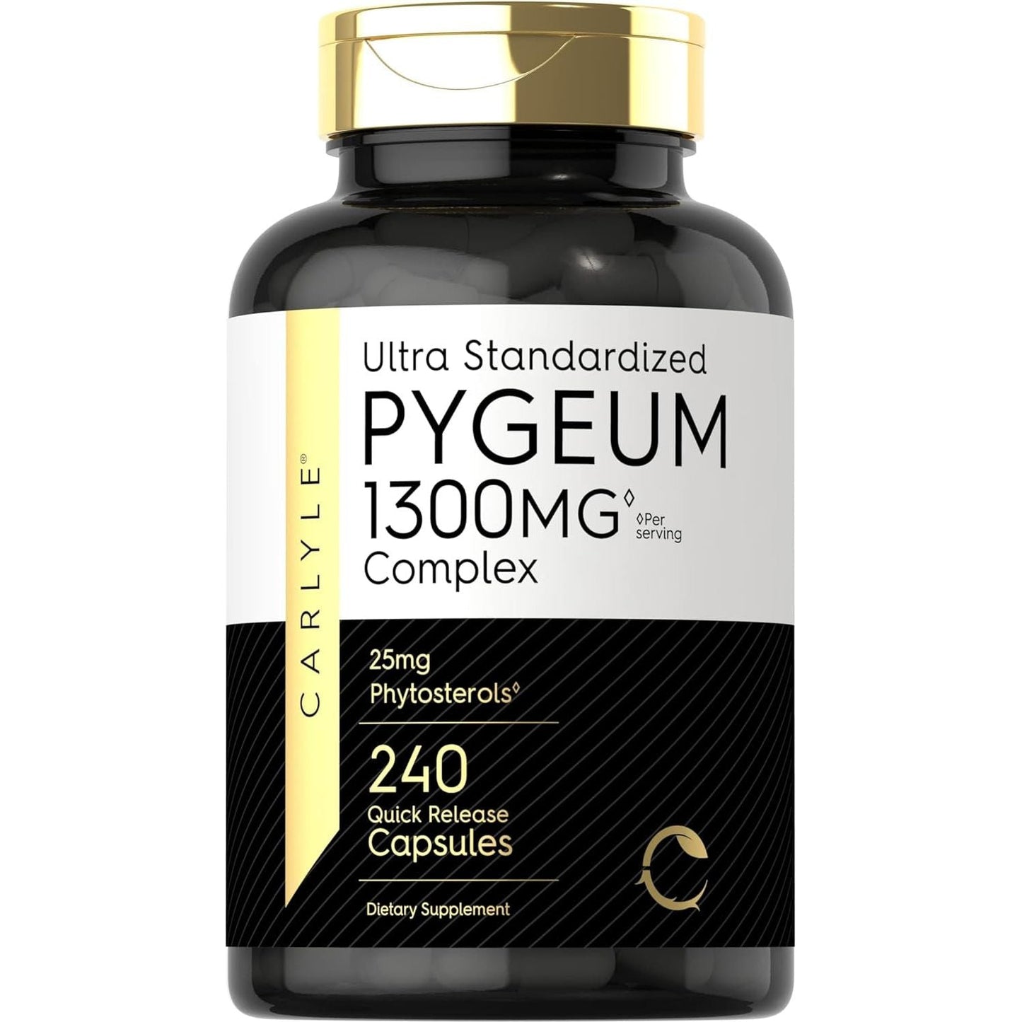 Carlyle Pygeum Supplement | Africanum Bark Extract Supplement (1300Mg/240 Capsules)