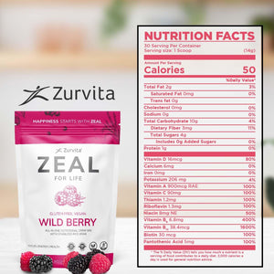 Zurvita - Zeal for Life 30-Day Wellness Bag for Vitality, Immunity, & Overall Wellness - 420 Grams