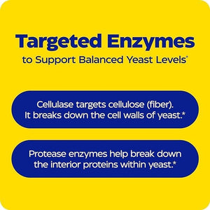 Enzymedica, Candidase, Digestive Enzymes for Gentle Cleansing Support, Gut Health & Digestion, 120 Count