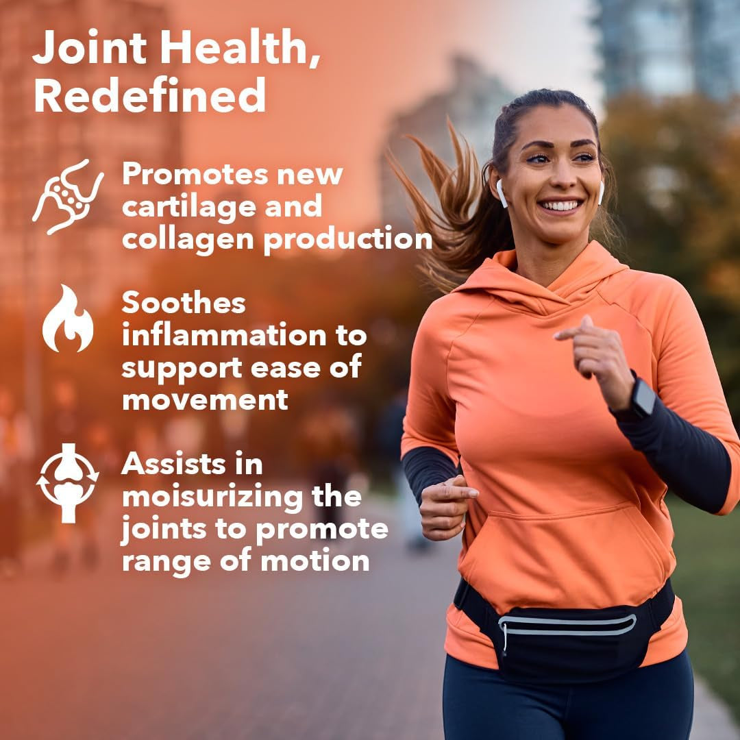 Lifeseasons Mobili-T - Joint Support Supplement - Glucosamine Chondroitin MSM Collagen Bromelain & Turmeric - 120 Capsules