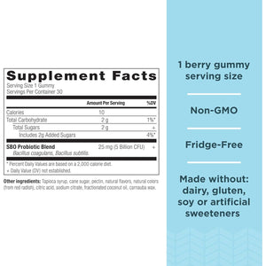 Ancient Nutrition Probiotics for Kids, Berry, Reduces Occasional Bloating and Constipation, 30 Count