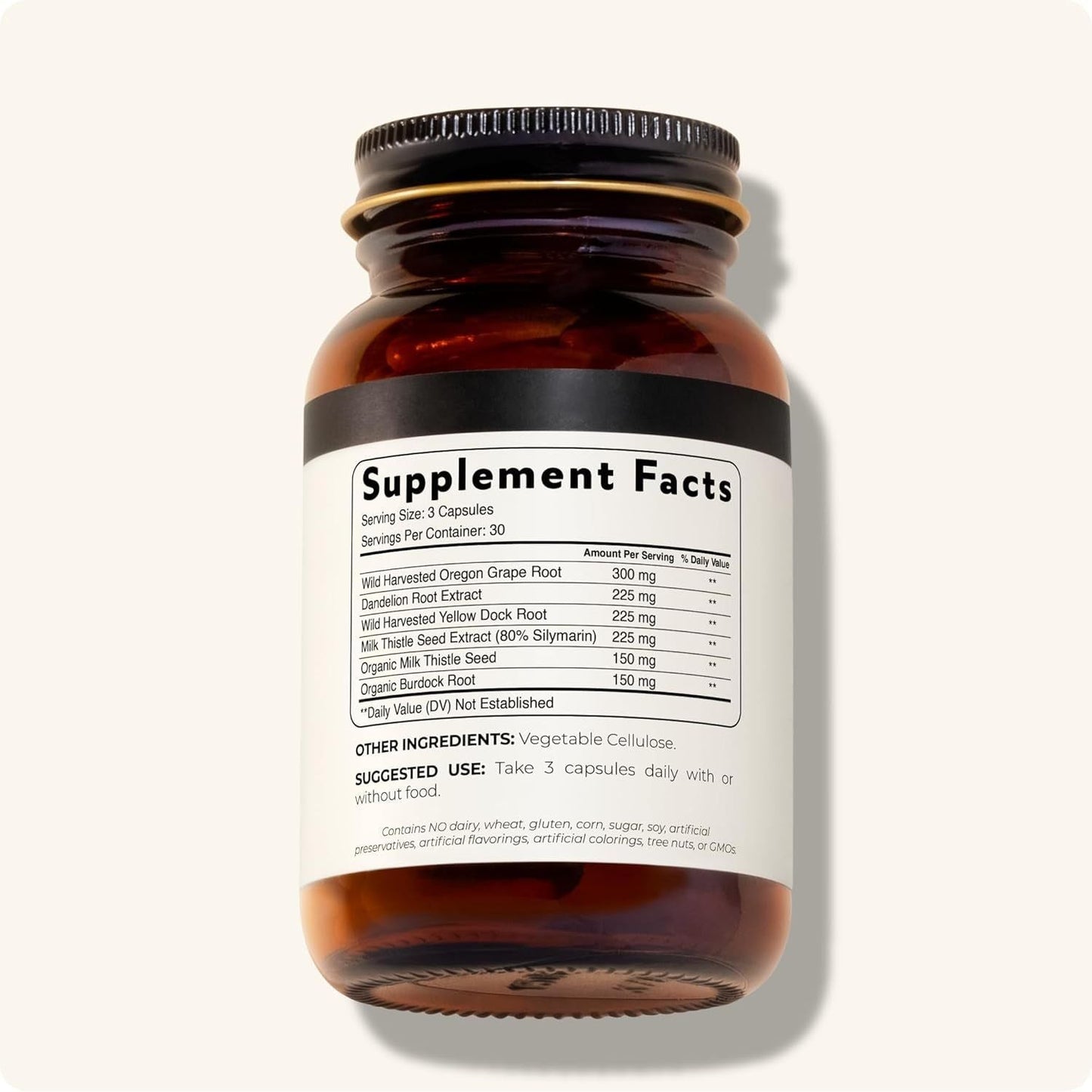 Blisque – Liver Complex Supplement to Detox, Cleanse, and Repair the Liver 90 Capsule Pills