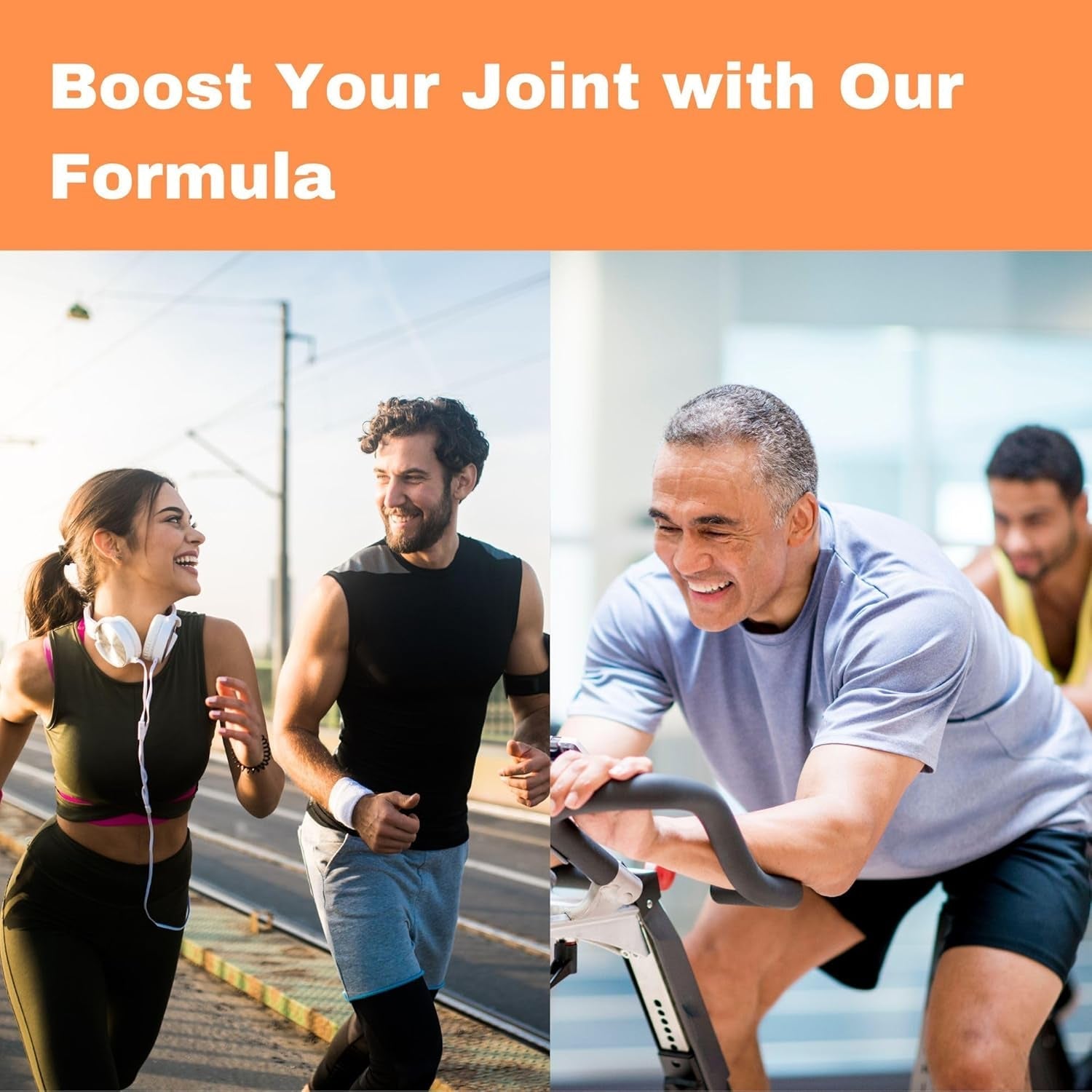 Greenfield Nutritions Ultra Joint Halal Vitamins - Glucosamine Chondroitin/Msm with Turmeric, Collagen, Vitamin C, and Manganese 60 Halal Tablets