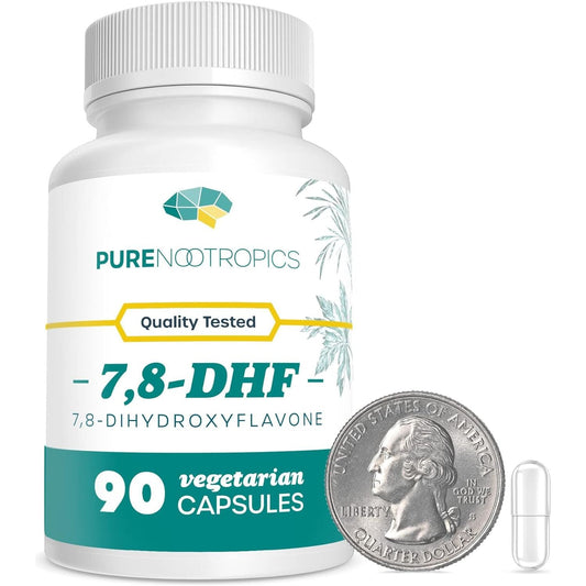 7,8-DHF (7,8-Dihydroxyflavone) Capsules | 25 Mg | 90 Vegetarian Capsules