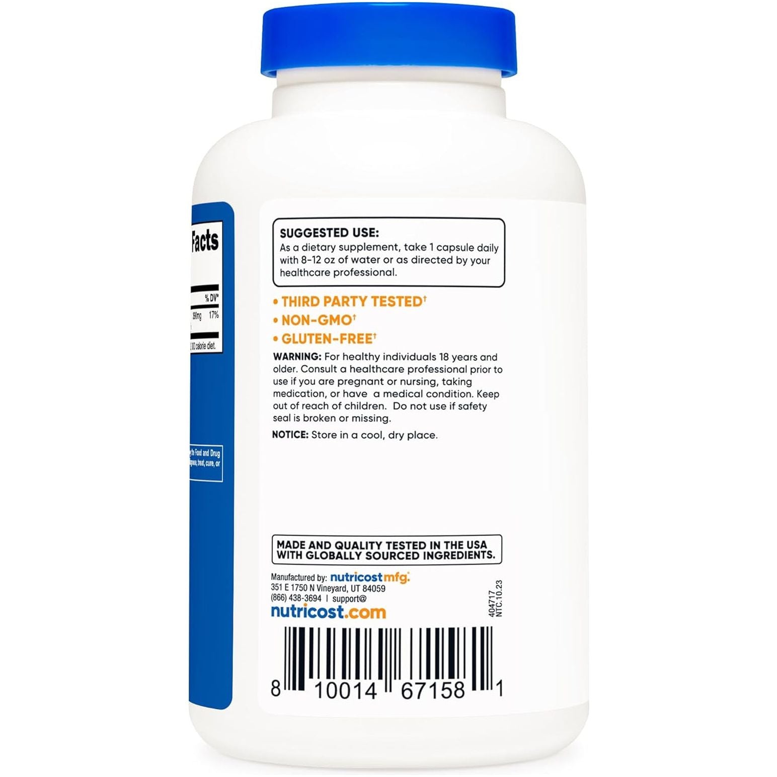 Nutricost Pink Himalayan Salt Capsules 1000Mg, 390Mg Sodium, 240 Capsules - Non-Gmo, Gluten Free