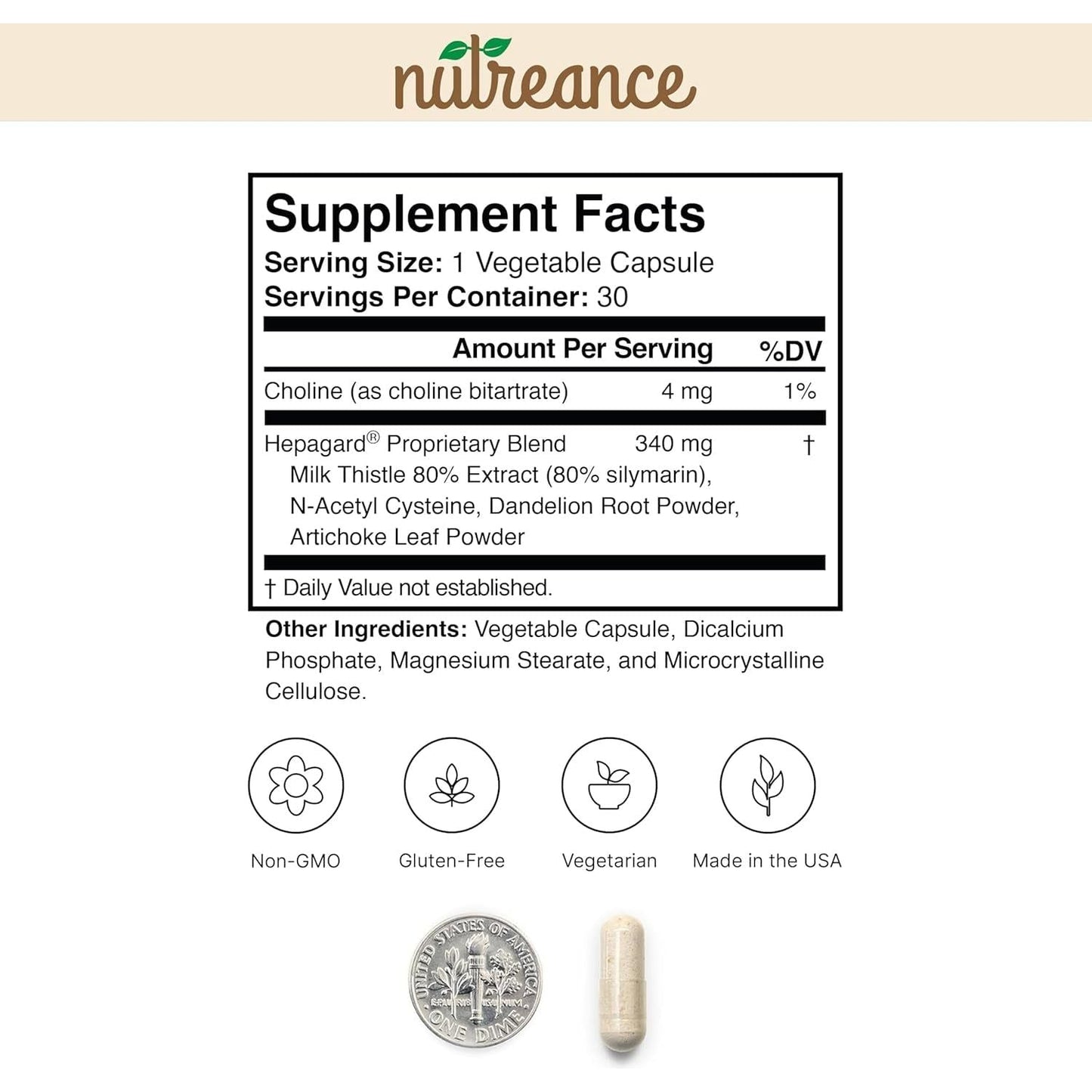 Natural Liver Support Supplement Capsule with N-Acetyl Cysteine (NAC)