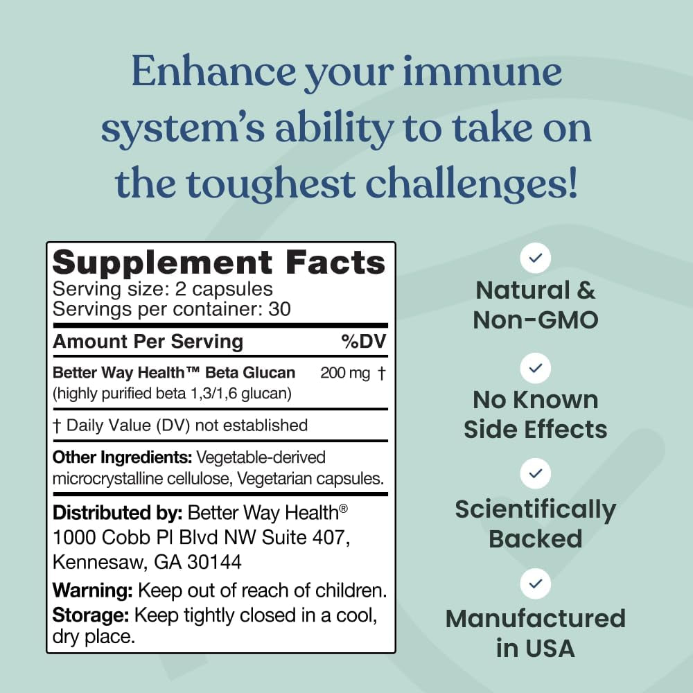 Better Way Health Advanced Immune Support Supplement - 100Mg 60 Caps