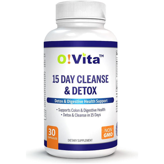 15-Day Cleanse and Detox Supports Digestive and Colon Health (30 Capsules)