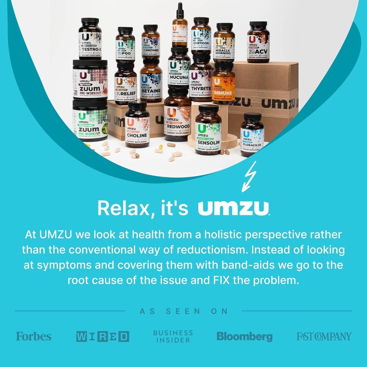 UMZU CORTIGON Cortisol Manager Supplement | Memory, Focus & Mood Aid (30 Day Supply)