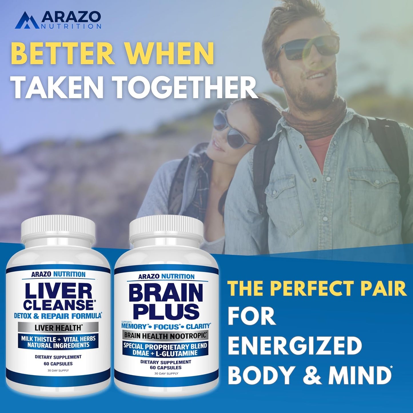 Arazo Nutrition Liver Cleanse Detox & Repair Formula