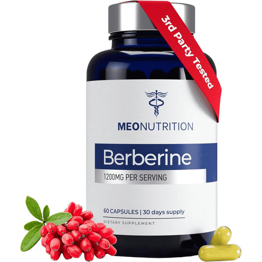 Berberine Supplement 1200Mg HCI - Supports Metabolic Health & Overall Wellness 60 Capsules