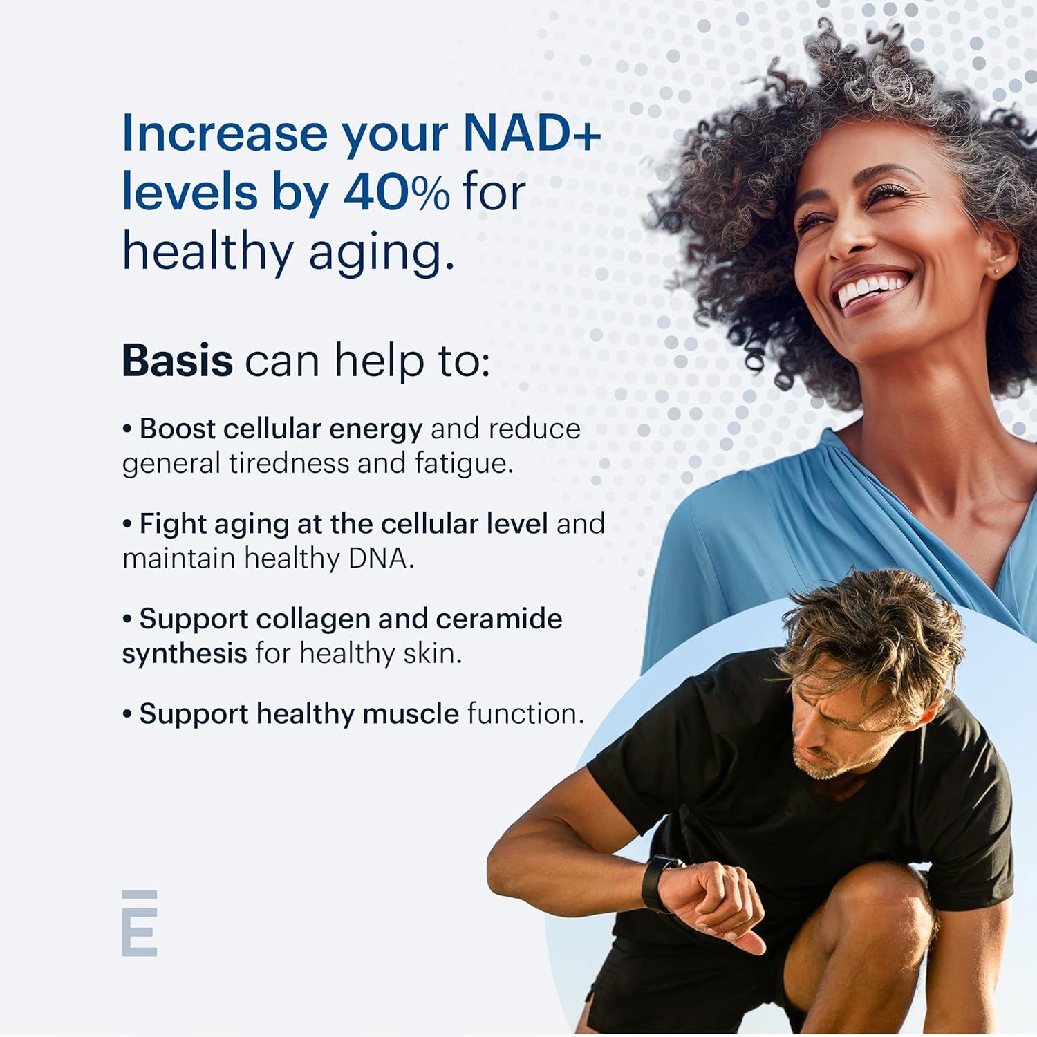 ELYSIUM Basis NAD plus Supplement 30 Servings - Healthy Aging Supplement & Cellular Energy