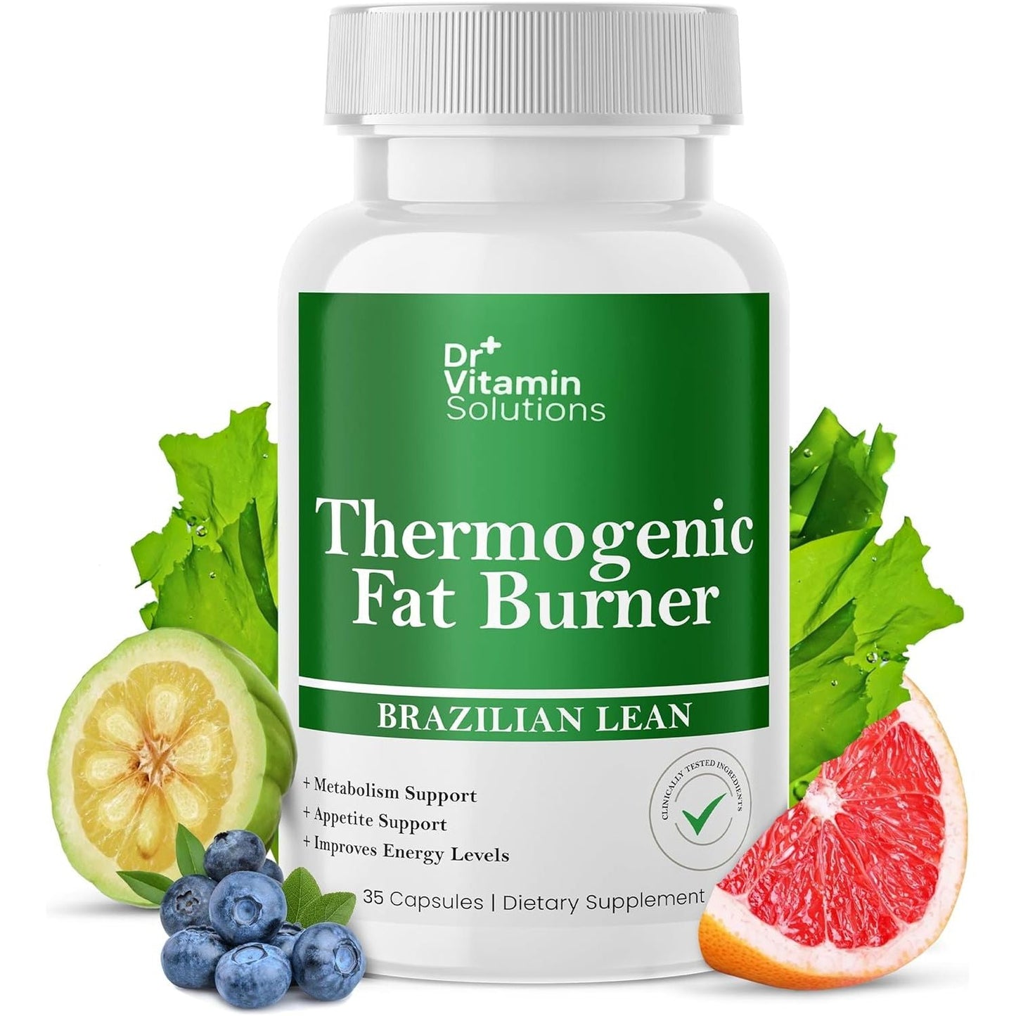 Thermogenic Fat Burner – Natural Appetite Control & Metabolic Booster (35 Capsules)