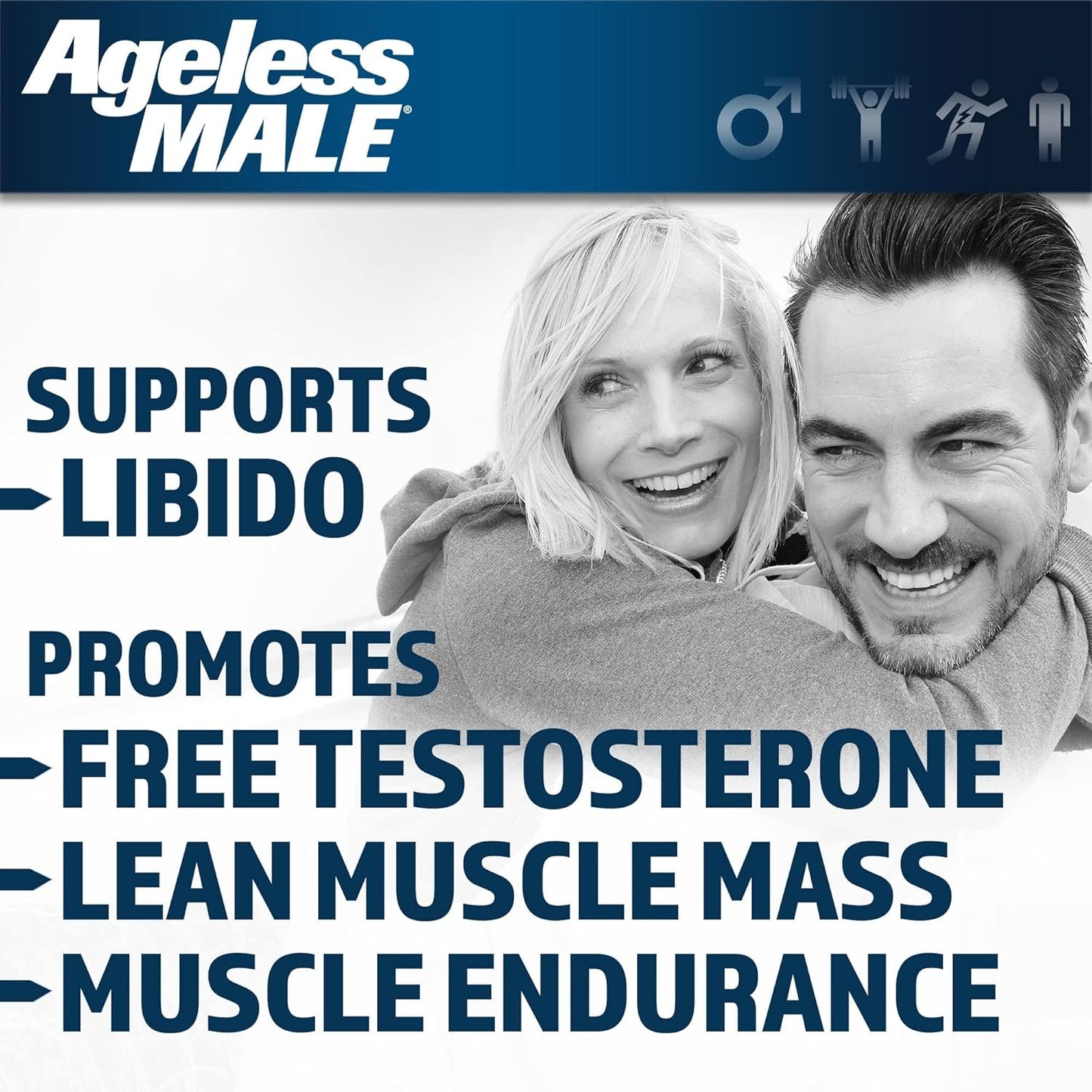 Free Testosterone Booster Supplement for Men, 76 Tablets