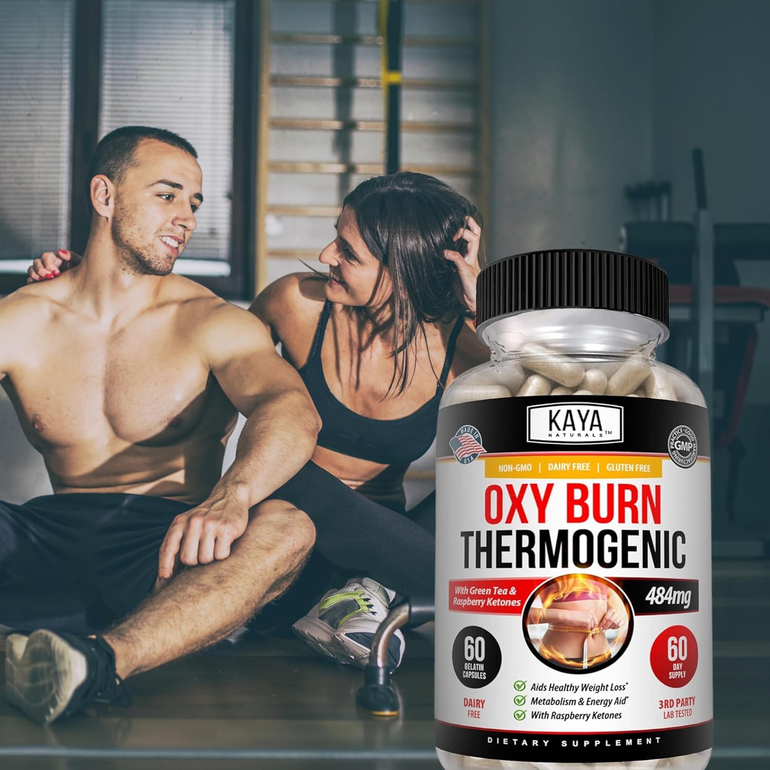 Kaya Naturals Supreme Fat Burner - Weight Loss Pills Women & Men 60 Count