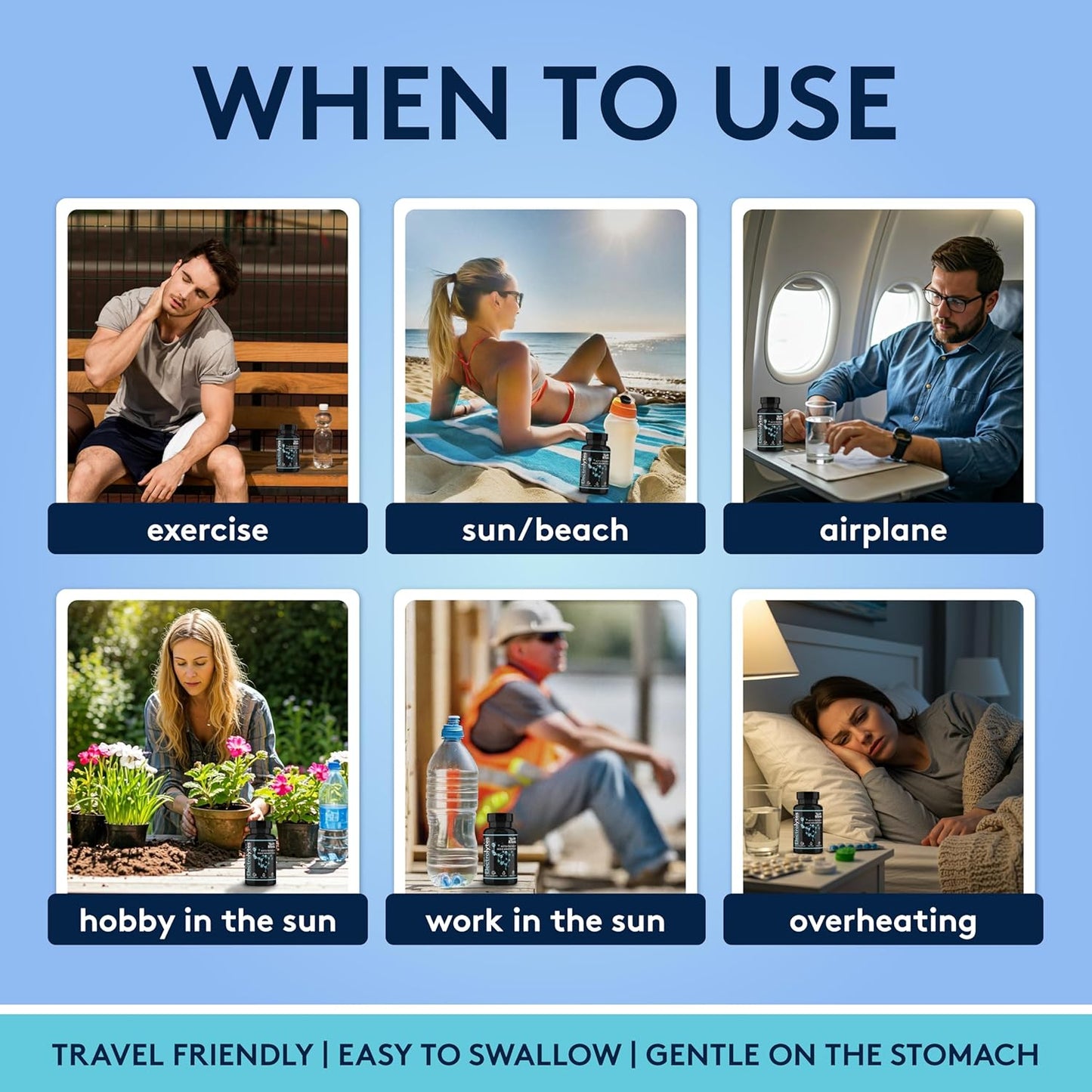 Complete Electrolyte Supplement Pills High Absorption| Boost Endurance Muscle Recovery Mental Focus