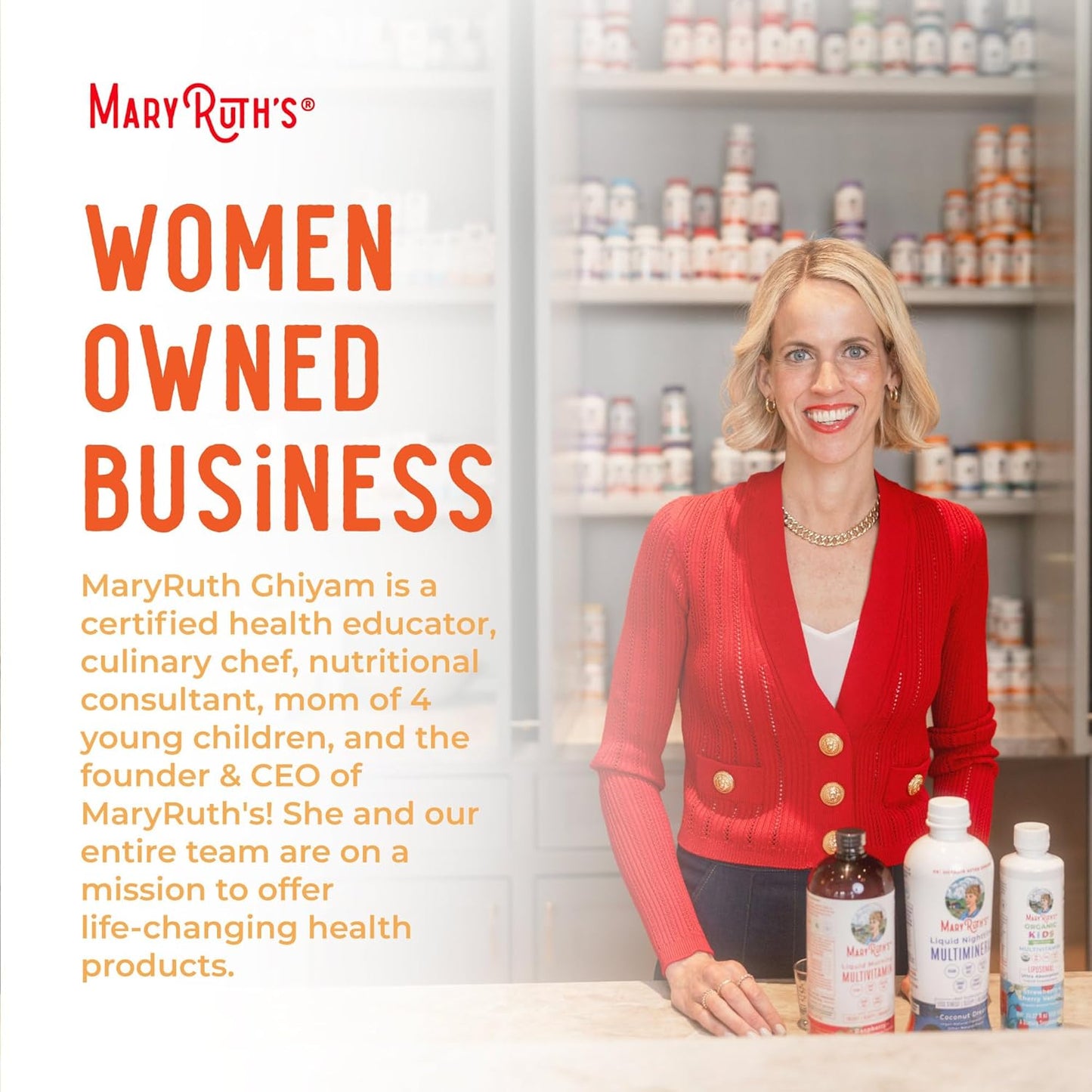 Maryruth Organics Vegan Omega 3 Gummies for Kids 2+, 2 Month Supply