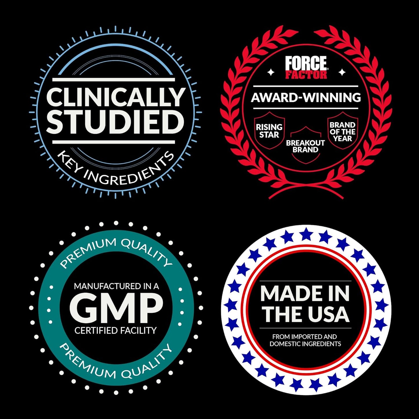 FORCE FACTOR Test X180 Legend Testosterone Booster to Build Muscle & Strength, Performance 120 Capsules