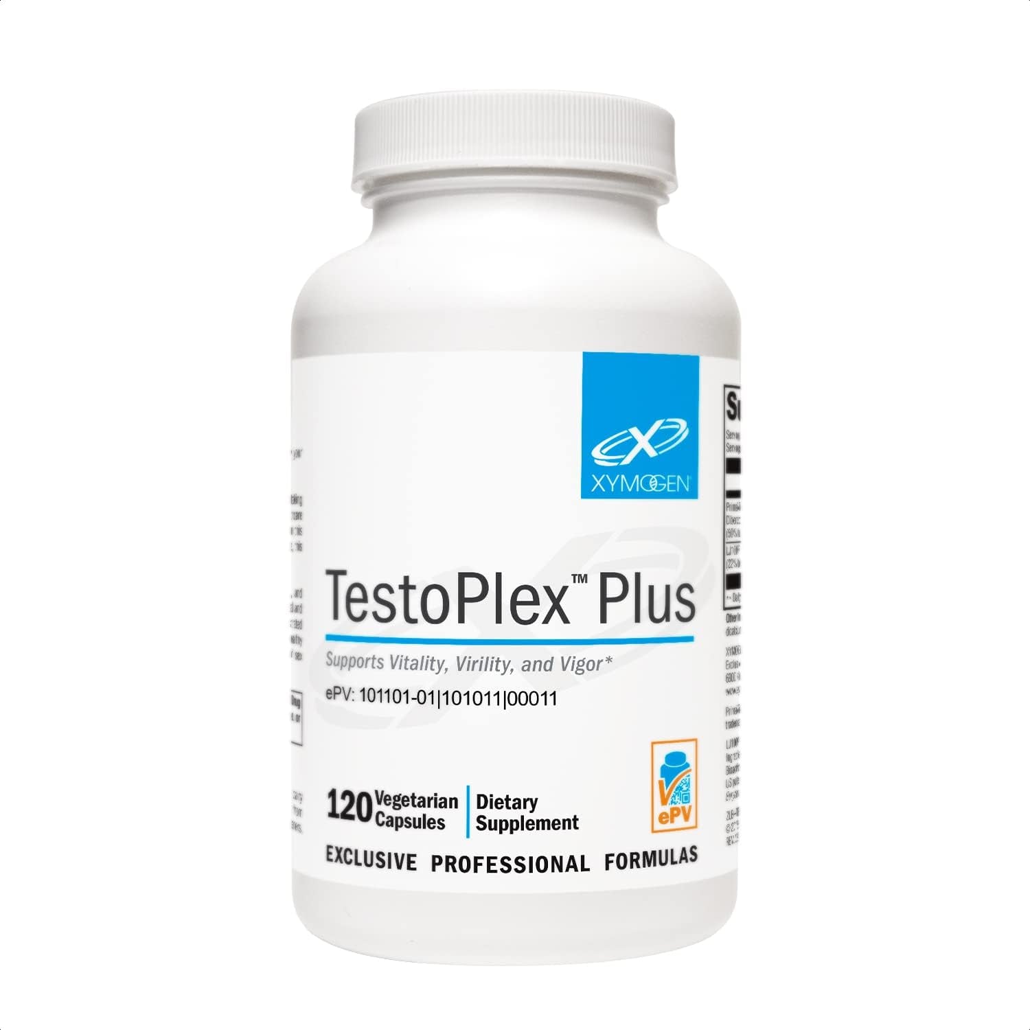 XYMOGEN Testoplex plus Testosterone Support for Men & Women (120 Capsules)