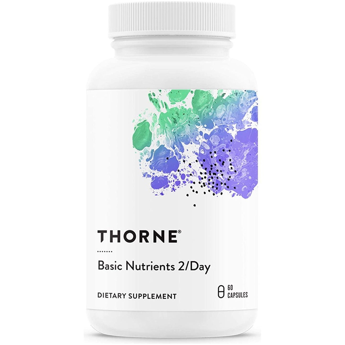 THORNE Basic Nutrients - Comprehensive Daily Multivitamin with Optimal Bioavailability - 60 Capsules