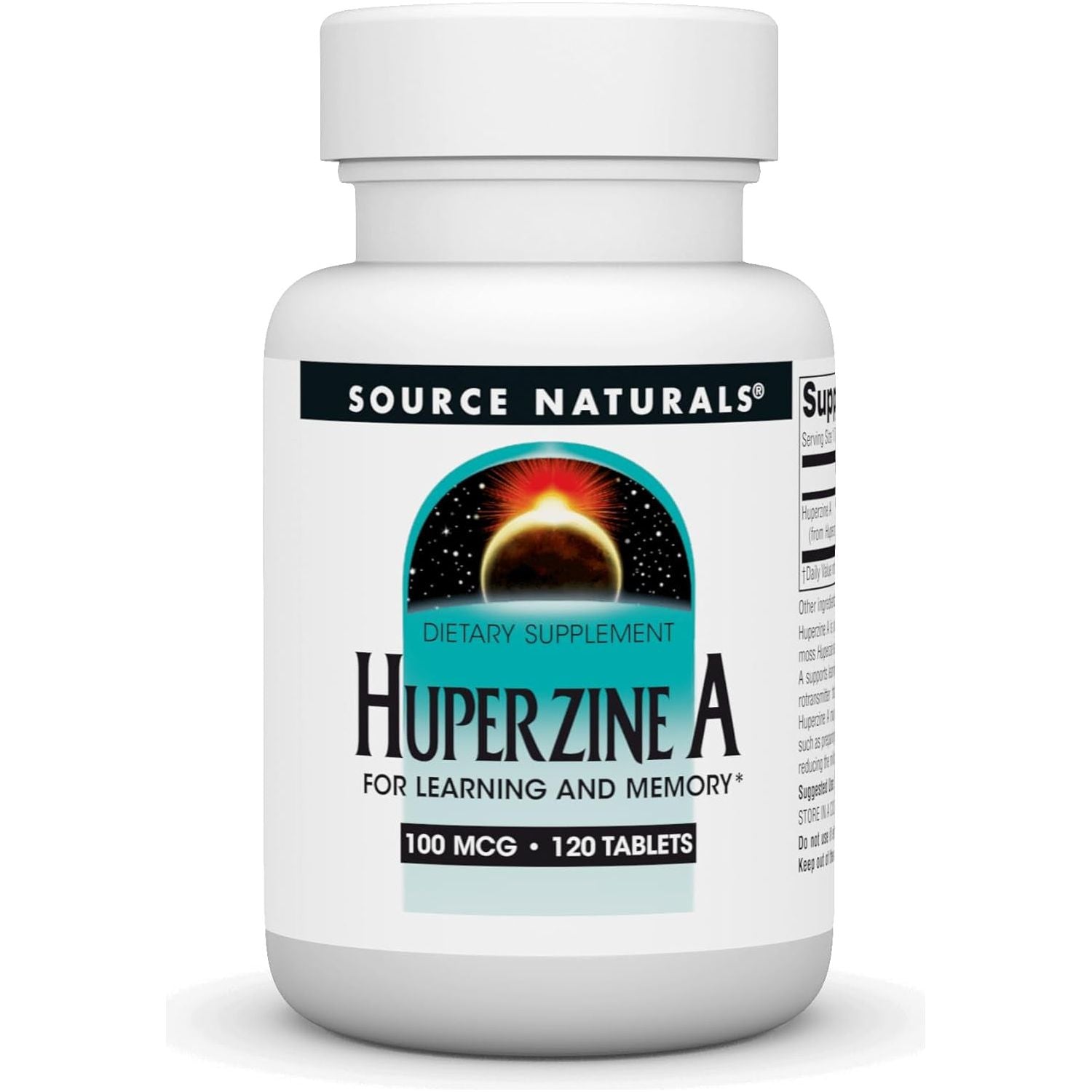 Source Naturals Huperzine A, for Learning and Memory*, 100Mcg - 120 Tablets