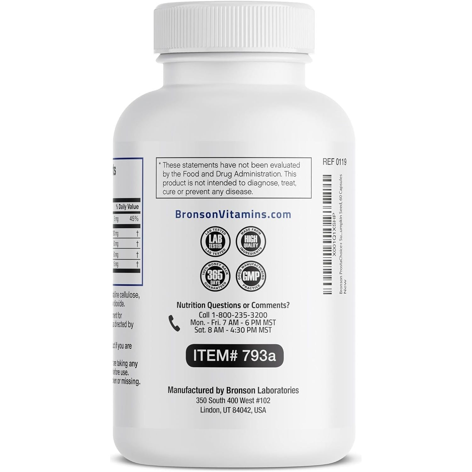 Bronson Prostate Health Support Supplement 60 Capsules