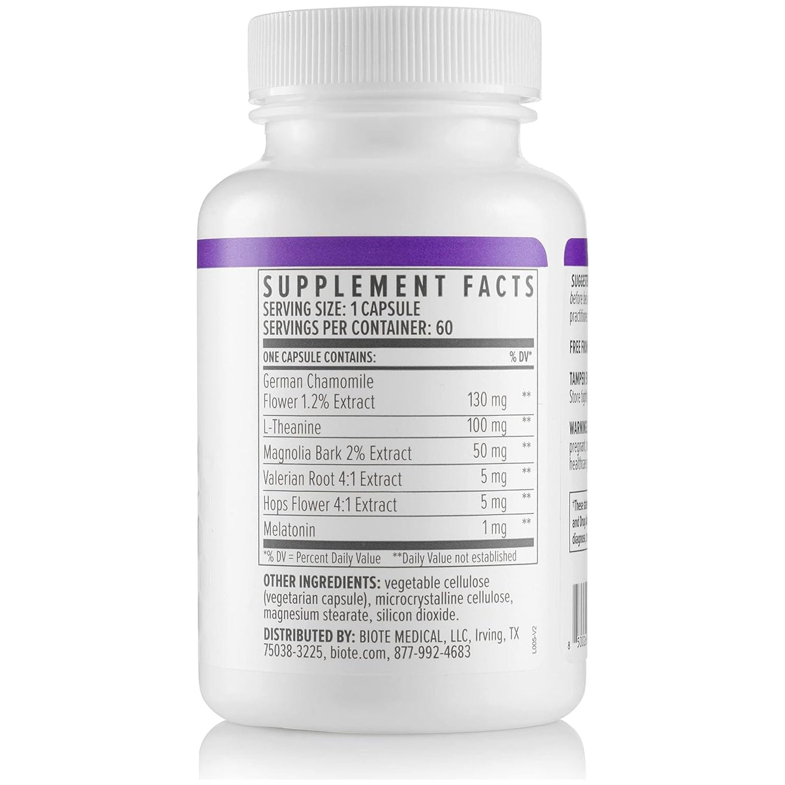 Biote Nutraceuticals - Best Night'S Sleep - Restfulness + Awake Refreshed (60 Capsules)