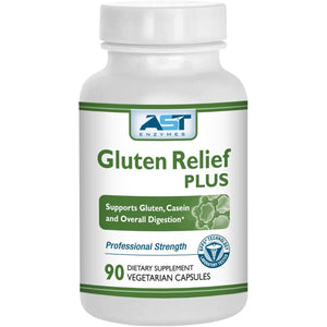 Gluten Relief plus - Gluten Digestion Support – Premium Natural Digestive Enzyme Formula - 90 Vegetarian Capsules