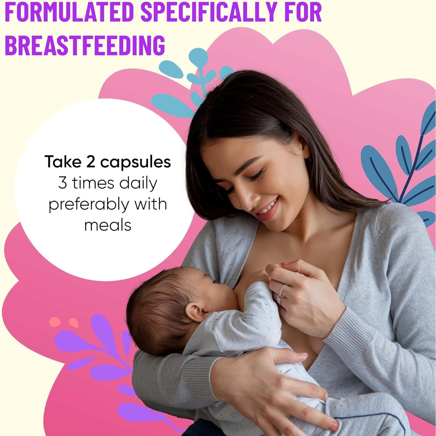 Mama'S Select Organic Fenugreek Capsules – Natural Herbal Lactation Supplement to Boost Milk Supply