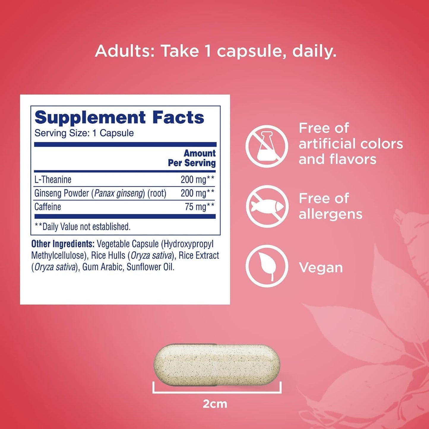 One a Day Brain Supplement for Memory and Focus Support 30 Capsules