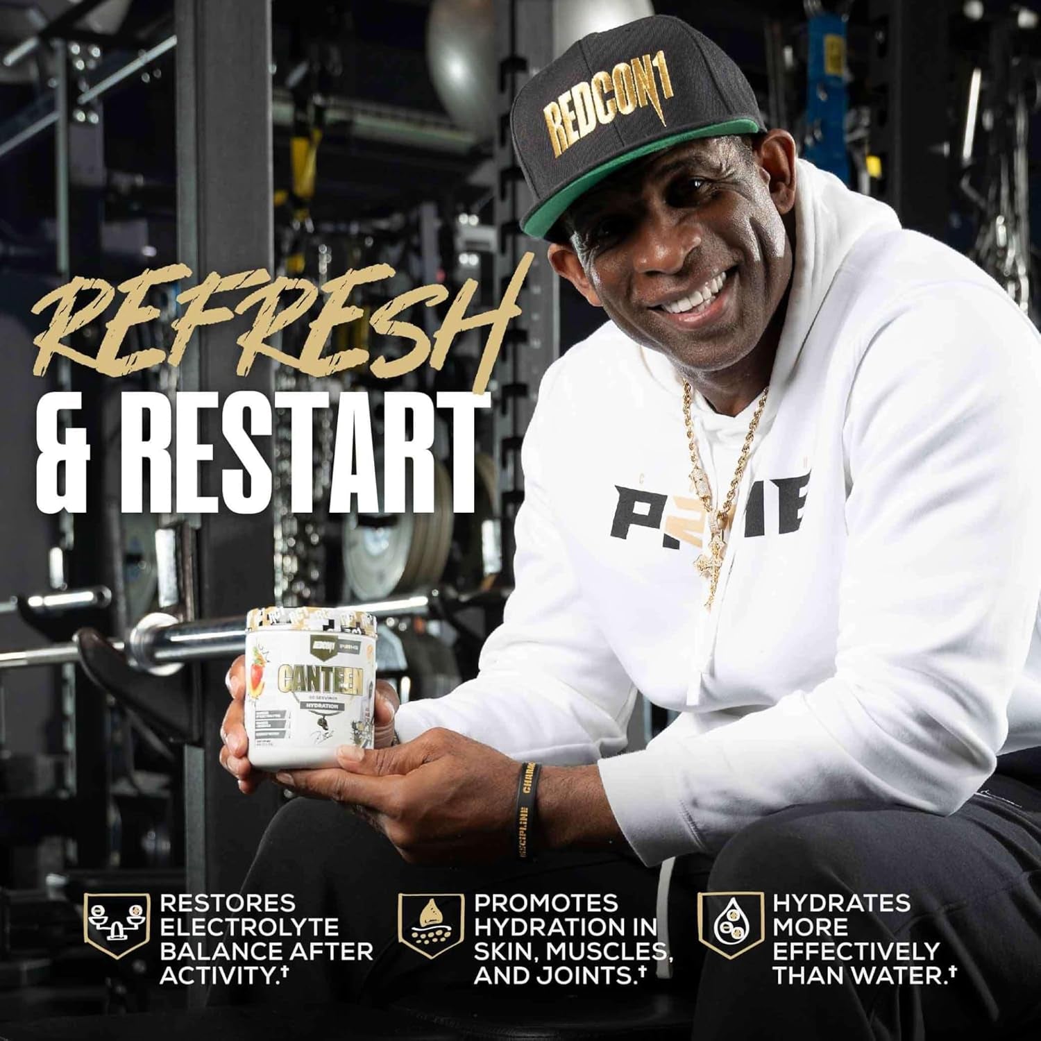 REDCON1 Post Workout Recovery Powder - Hydration Powder with Electrolytes, Vitamins & Coconut Water (30 Servings)