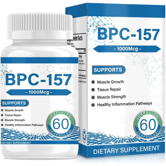 BPC-157 for Muscle & Workout Recovery for Faster Recovery, Non-Gmo Protective Compound,1000Mcg (60 Count)
