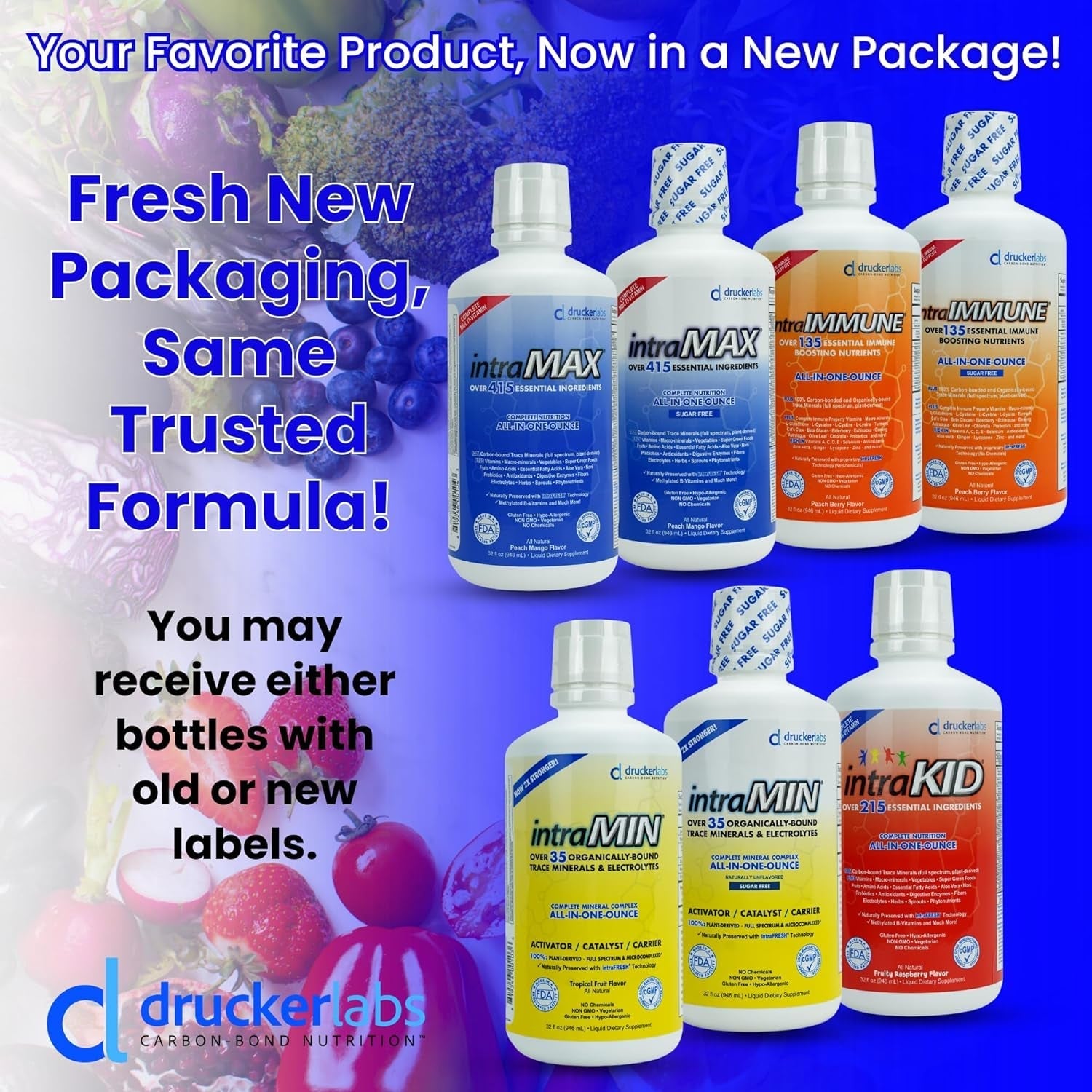 DRUCKER Labs - Intramax 2.0 Organic Liquid Trace Minerals (32 Oz., Unsweetened)